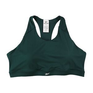 Reebok Womens Plus Size Workout Ready Padded Racerback Bra, SAM